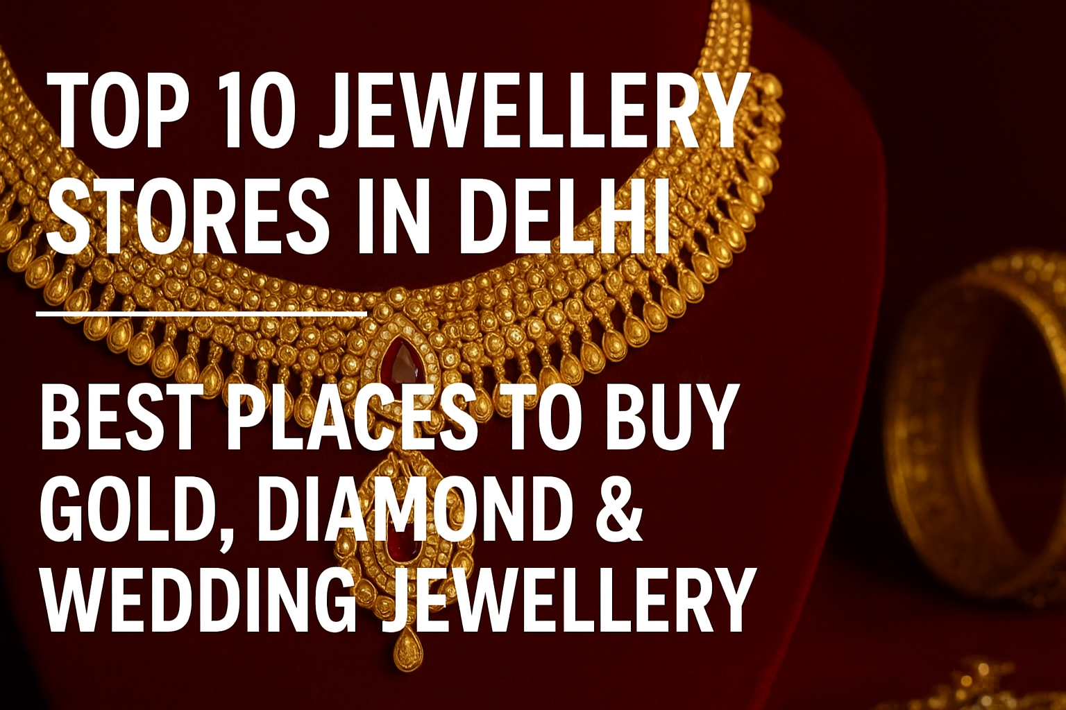 Top 10 Jewellery Stores in Delhi - Best Places to Buy Gold, Diamond & Wedding Jewellery